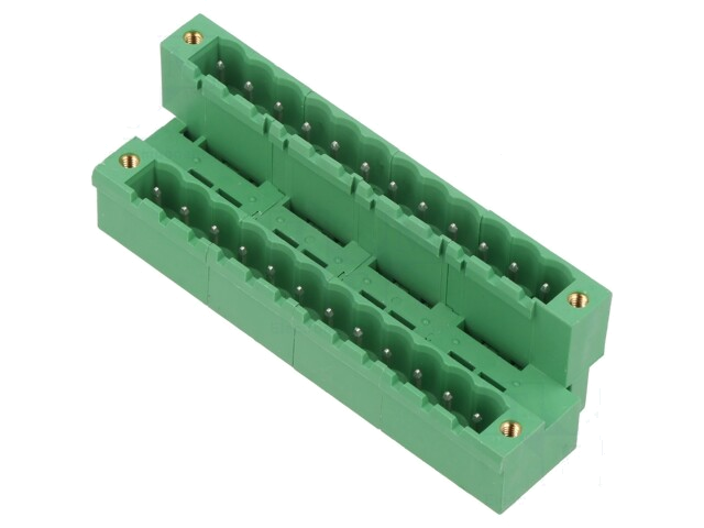 Ontkoppelbare terminal strip; 5,08mm; banen: 12; hoek van 90 ° Ontkoppelbare terminal strip; 5,08mm; banen: 12; hoek van 90 °